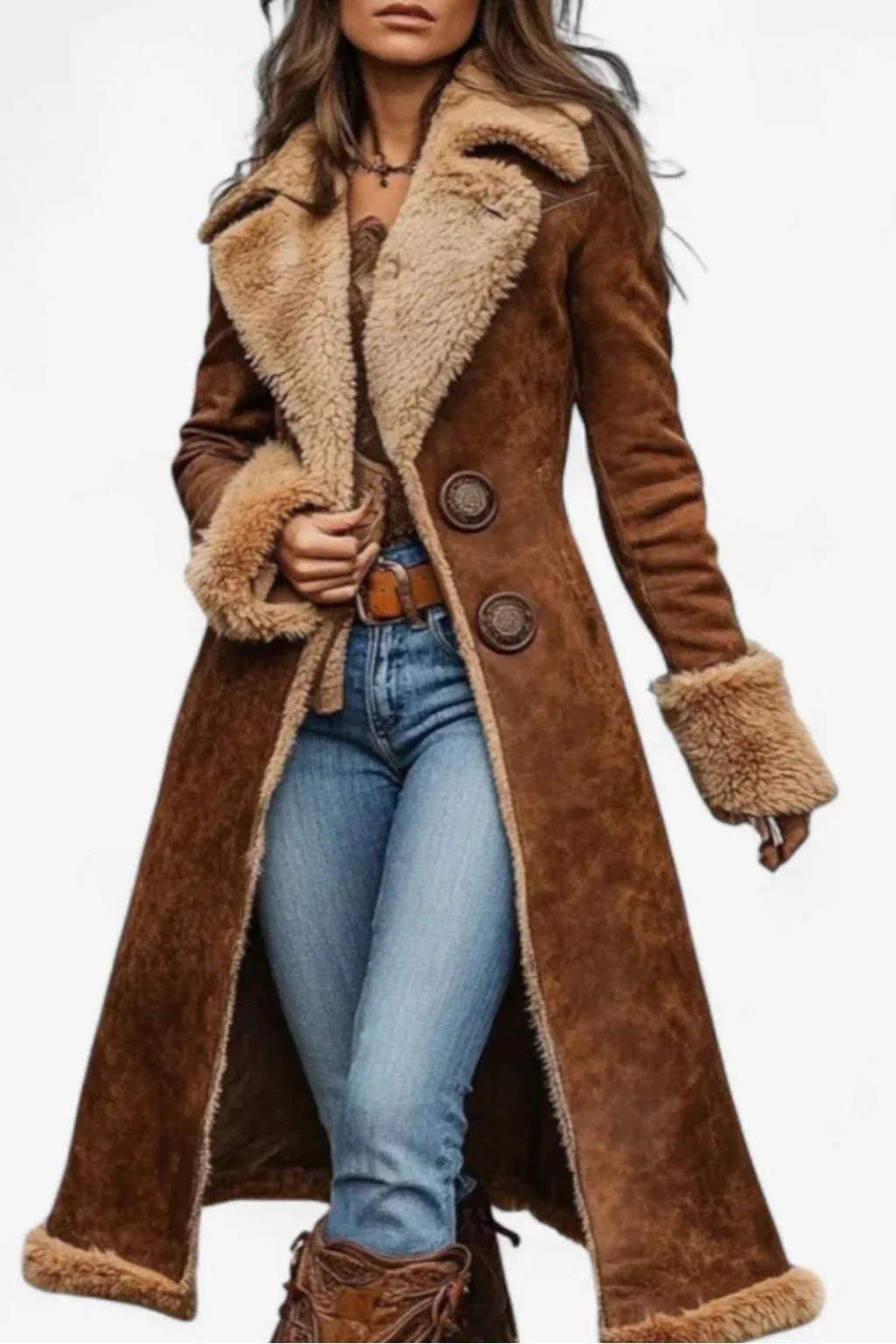 Dorota™ | Długi Płaszcz Vintage