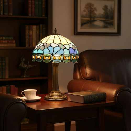 Aurora™ Tiffany Bordlampe