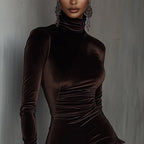 Elegancka asymetryczna sukienka damska z koronkowym wykończeniem