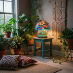 Mrożona lampa w kształcie grzyba