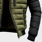 Roveri™ | Męska pikowana kurtka z zamkiem błyskawicznym